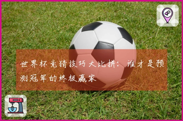 世界杯竞猜技巧大比拼：谁才是预测冠军的终极赢家